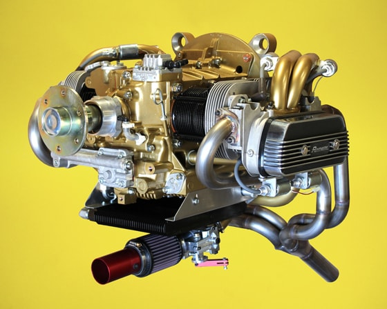 Revmaster R-2300 aircraft engine cutaway view